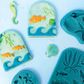 ASSORTED FISH AND SEAWEED SILICONE MOULD