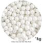 SPRINK'D | 8MM SUGAR BALLS PEARL | WHITE | 1KG