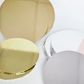 CAKE BOARD | GOLD MIRROR | 8 INCH | ROUND | MDF | 6MM THICK