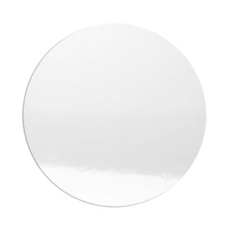 CAKE BOARD | WHITE SHINY | 12 INCH | ROUND | MDF | 6MM THICK