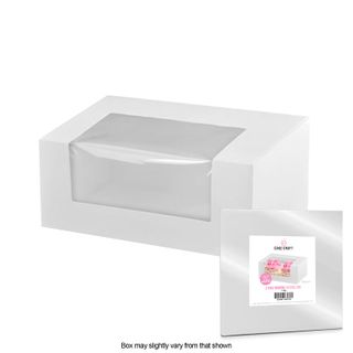 CAKE CRAFT | CUPCAKE BOX | 2 HOLES | 4 INCH HIGH | RETAIL PACK