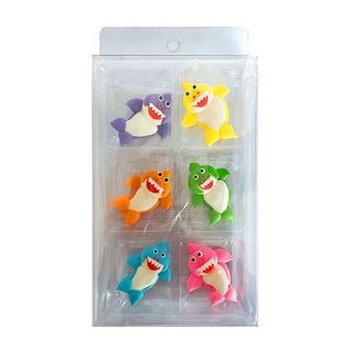 BABY SHARK | SUGAR DECORATIONS | 6 PIECE PACK