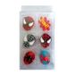 SPIDERMAN | SUGAR DECORATIONS | 6 PIECE PACK