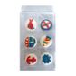 NAUTICAL | SUGAR DECORATIONS | 6 PIECE PACK