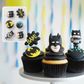 BATMAN | SUGAR DECORATIONS | 6 PIECE PACK