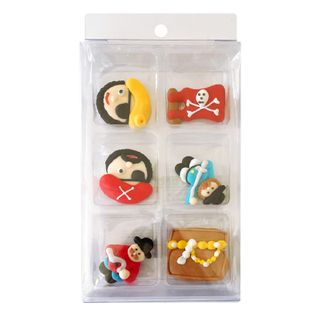 PIRATES | SUGAR DECORATIONS | 6 PIECE PACK | B/B 29/12/24