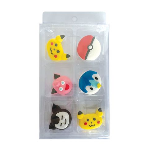 POKEMON | SUGAR DECORATIONS | 6 PIECE PACK