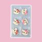 HELLO KITTY FACE | SUGAR DECORATIONS | 6 PIECE PACK
