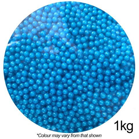 SPRINK'D | SUGAR BALLS | POLISHED BLUE | 4MM | 1KG | B/B 18/07/25