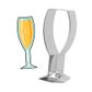 CHAMPAGNE GLASS | COOKIE CUTTER