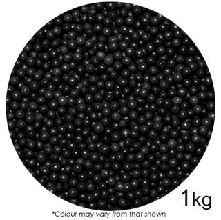 SPRINK'D | SUGAR BALLS | BLACK | 4MM | 1KG