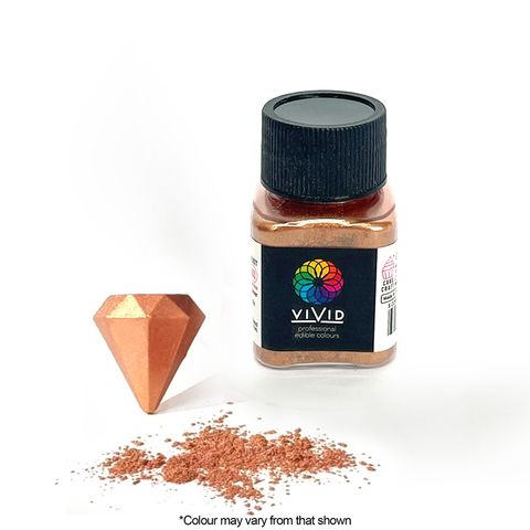 VIVID | ROSE GOLD | EDIBLE METALLIC DUST | 10G