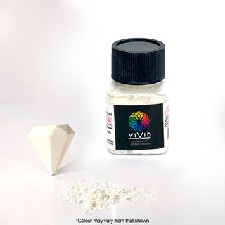 VIVID | PLATINUM WHITE | EDIBLE METALLIC DUST | 10G