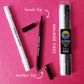 VIVID | EDIBLE MATTE MARKERS | WHITE & BLACK | 2PK