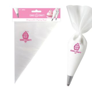 CAKE CRAFT | DISPOSABLE PIPING BAGS | LIGHTWEIGHT | 10 INCH | 100 PIECES