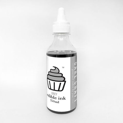 CAKE CRAFT | EPSON EDIBLE INK REFILL BOTTLE | GREY | 250ML