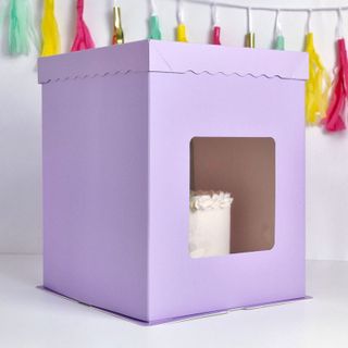 CAKE CRAFT | LILAC | 12X12X13.3 INCH CAKE BOX | RETAIL PACK