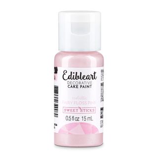 SWEET STICKS | FAIRY FLOSS PINK | METALLIC EDIBLEART PAINT | 15ML