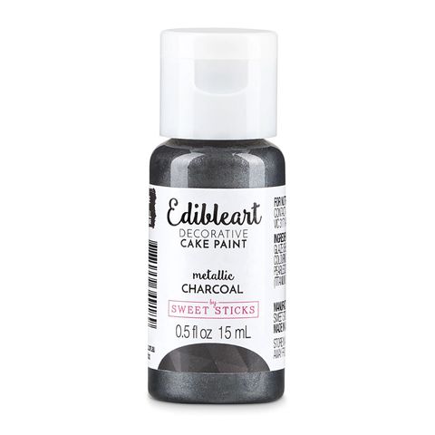 SWEET STICKS | CHARCOAL | METALLIC EDIBLEART PAINT | 15ML