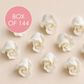 ROSEBUD WHITE CLASSIC | SUGAR FLOWERS | BOX OF 144