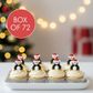 CHRISTMAS PENGUIN | SUGAR DECORATIONS | BOX OF 72