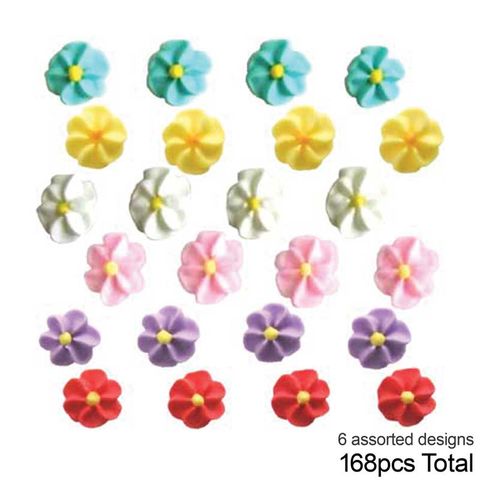 APPLE BLOSSOM SUGAR FLOWERS ASSORTED | BOX OF 168