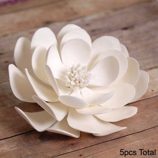 DAHLIA WHITE | SUGAR FLOWERS | BOX OF 5