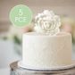 PEONY JUMBO WHITE | SUGAR FLOWERS | BOX OF 5
