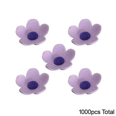 BLOSSOMS PURPLE SMALL | SUGAR FLOWERS | BOX OF 1000