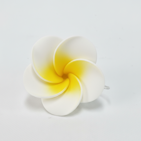 FRANGIPANI LARGE YELLOW | SUGAR FLOWERS | BOX OF 25