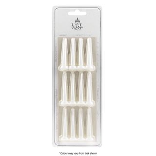 WISH | BULLET CANDLES | WHITE | 12 CANDLES