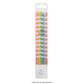 WISH | TALL PASTEL CANDLE WITH STRIPES | 12 CANDLES