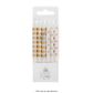 WISH | DOTS & STRIPES CANDLES | GOLD | 12 CANDLES