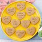 LOVE HEART MESSAGES | COOKIE CUTTERS | 11 PIECES