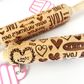 LOVE | WOODEN ROLLING PIN