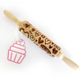 LOVE HEARTS | WOODEN ROLLING PIN