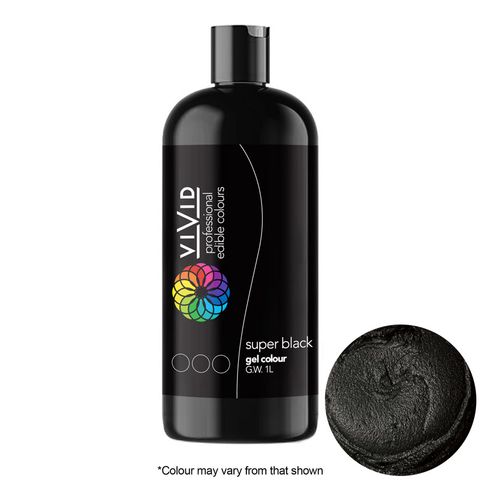 VIVID | SUPER BLACK | GEL COLOUR | 1L