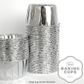 CAKE CRAFT | FOIL BAKING CUP | ROUND | SILVER | 50 PACK