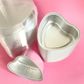 CAKE CRAFT | FOIL BAKING CUP WITH LID | HEART | LIGHT PINK | 50 PACK