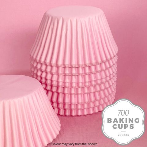 CAKE CRAFT | 700 BAKING CUP | PASTEL PINK | 200 PACK