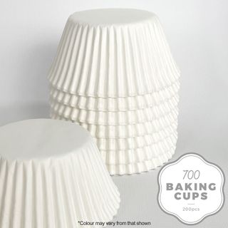 CAKE CRAFT | 700 BAKING CUP | WHITE | 200 PACK