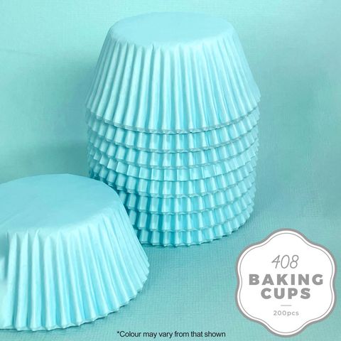 CAKE CRAFT | 408 BAKING CUP | PASTEL BLUE | 200 PACK