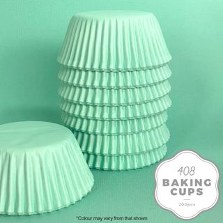 CAKE CRAFT | 408 BAKING CUP | PASTEL TEAL | 200 PACK