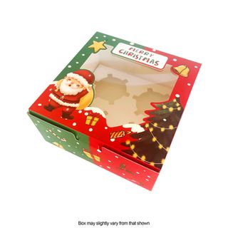 CHRISTMAS CUPCAKE BOX | 4 HOLE