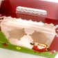 CHRISTMAS CUPCAKE BOX | 2 HOLE WITH HANDLE