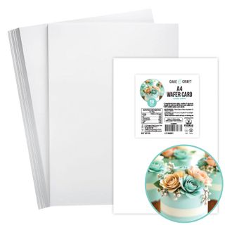 CAKE CRAFT | A4 WAFER CARD | VANILLA | PACK OF 50