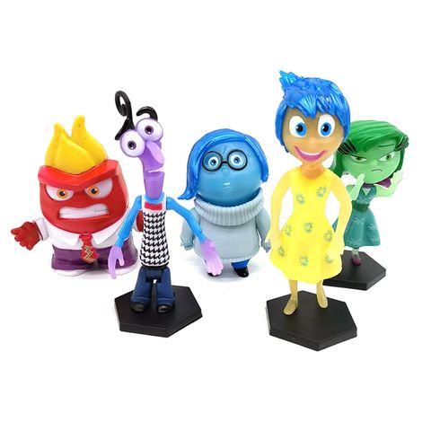 INSIDE OUT | PLASTIC FIGURINES | 5 PIECE SET