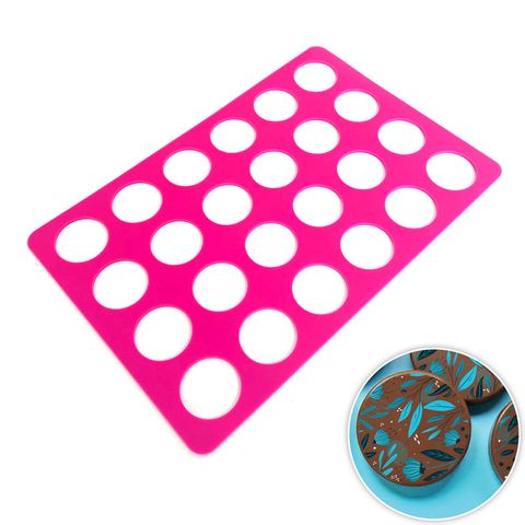 ROUND | SILICONE TRANSFER MAT | 3.6CM