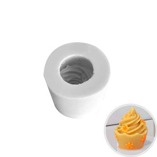 PIPED CUPCAKE TOPPER SILICONE MOULD