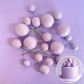 LILAC | DECO FOAM BALL TOPPER | 20 PC SET